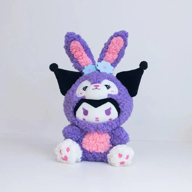Plüschtier Hello Kitty – Kuscheltier - Stofftier mit Hasenohren