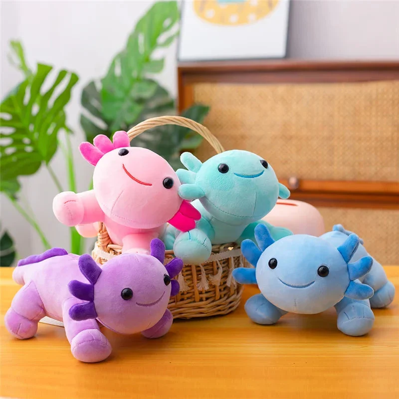 Plüschtier Axolotl – Kuscheltier - Stofftier weich