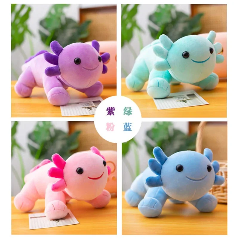 Plüschtier Axolotl – Kuscheltier - Stofftier weich