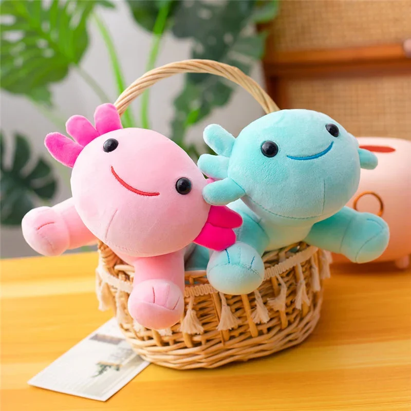Plüschtier Axolotl – Kuscheltier - Stofftier weich