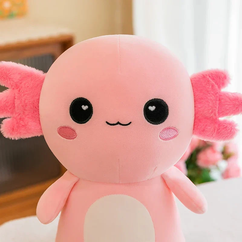 Plüschtier Axolotl – Kuscheltier - Stofftier weich