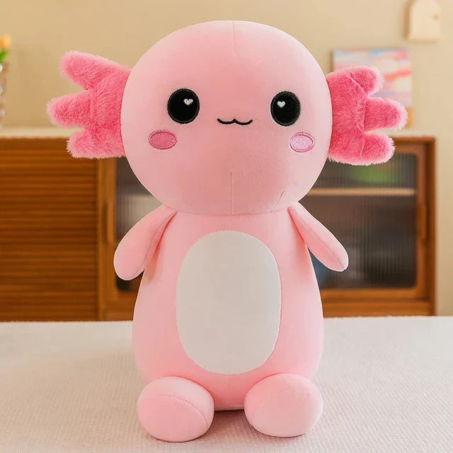 Plüschtier Axolotl – Kuscheltier - Stofftier weich
