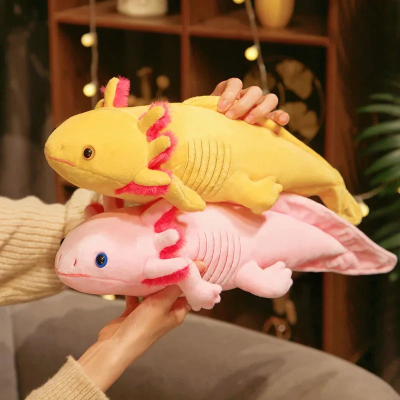 Plüschtier Axolotl – Kuscheltier - Stofftier weich