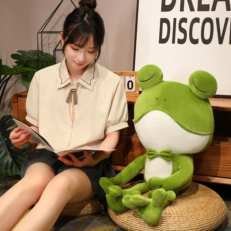 Plüschtier Frosch – Kuscheltier - Stofftier weich