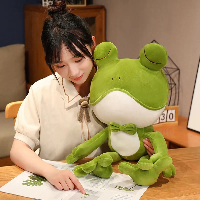 Plüschtier Frosch – Kuscheltier - Stofftier weich