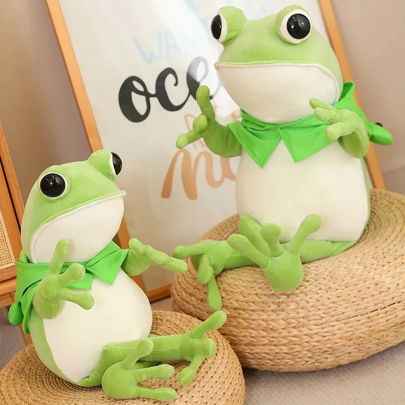Plüschtier Grüner Frosch – Kuscheltier - Stofftier