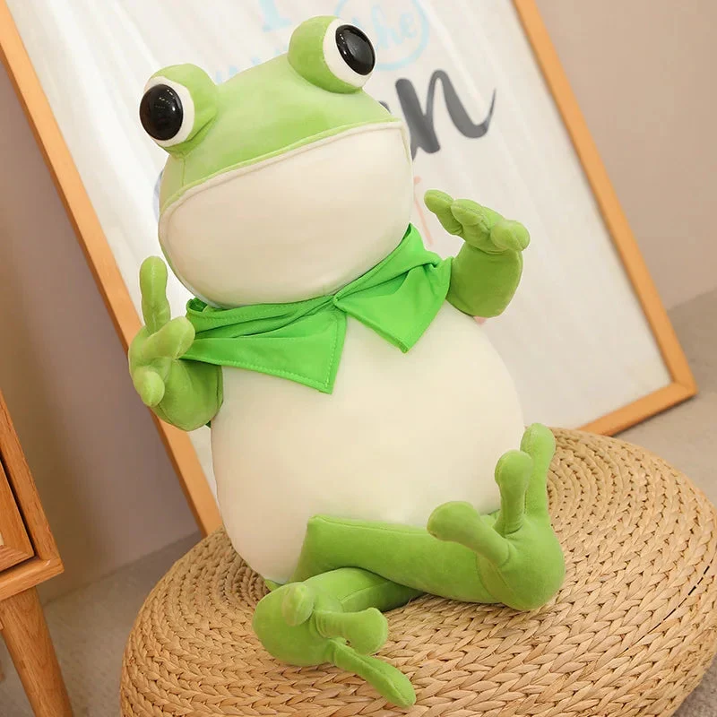 Plüschtier Grüner Frosch – Kuscheltier - Stofftier