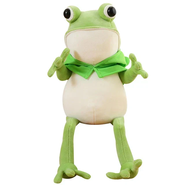 Plüschtier Grüner Frosch – Kuscheltier - Stofftier