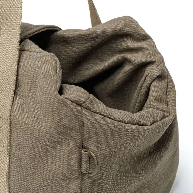 Hundetasche Lucca All Seasons Canvas Sand C7 x Woofstuff