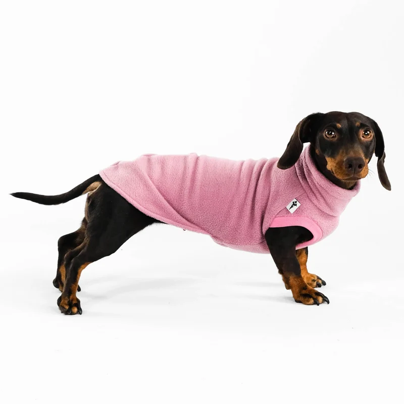 Fleece Shirt für Dackel Mulberry