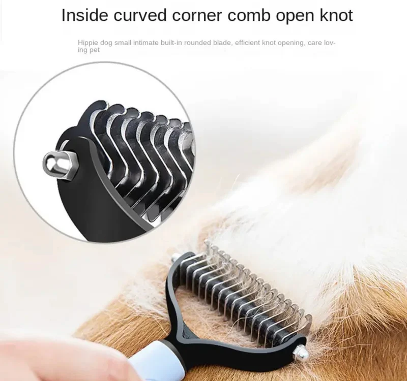 Double sided Deshedding Brush
