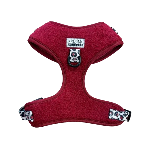 Sellerie Teckel Harnais Teddy Bordeaux