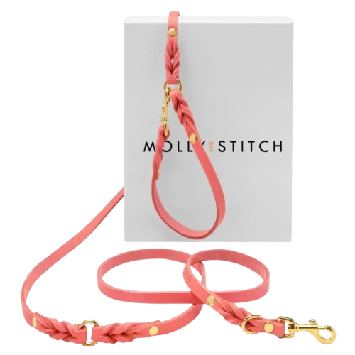 Sellerie Teckel Harnais en Y Cuir Butter Rose