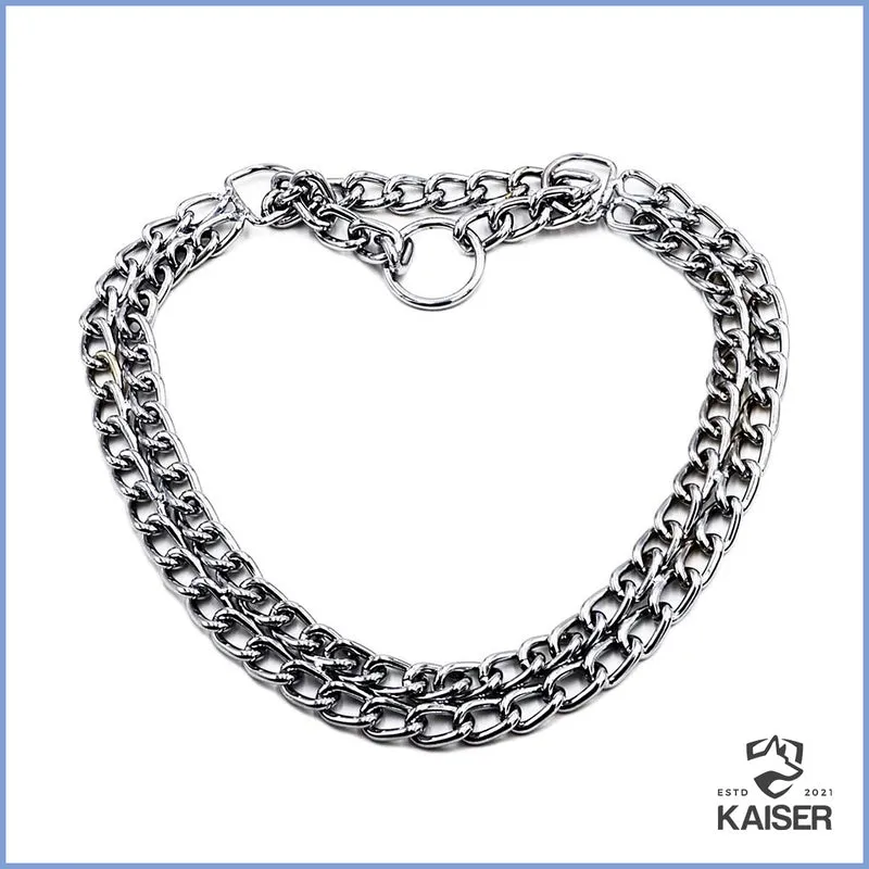 Hundehalsband Kette mit Zugstopp