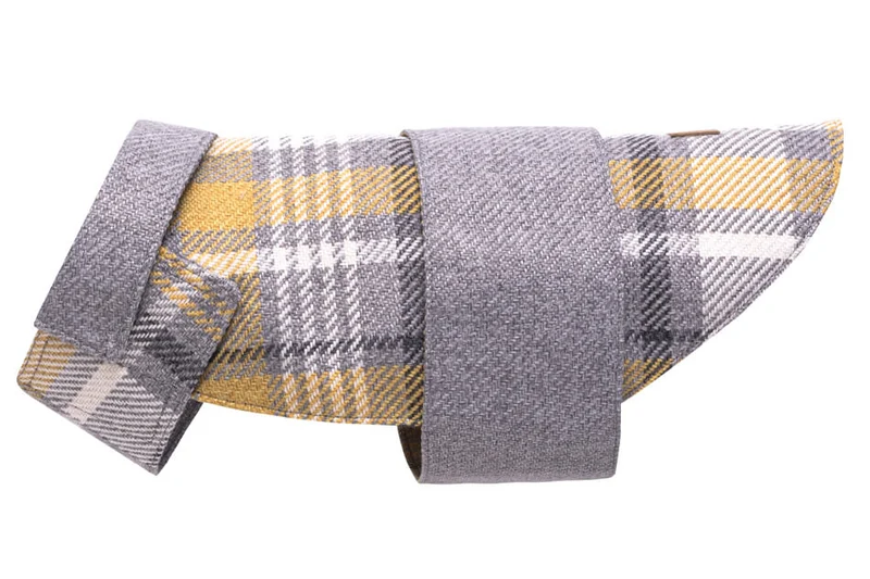Vêtement Teckel Leaf Manteau Gris (sur mesure)