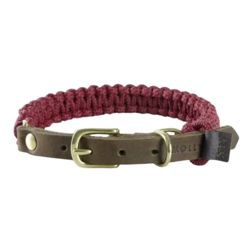 Sellerie Teckel Collier Touch Bordeaux