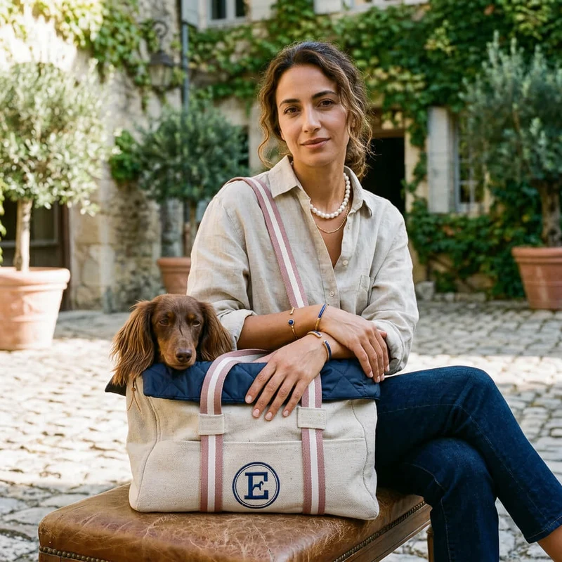 Sac de Voyage Teckel Canvas Marine