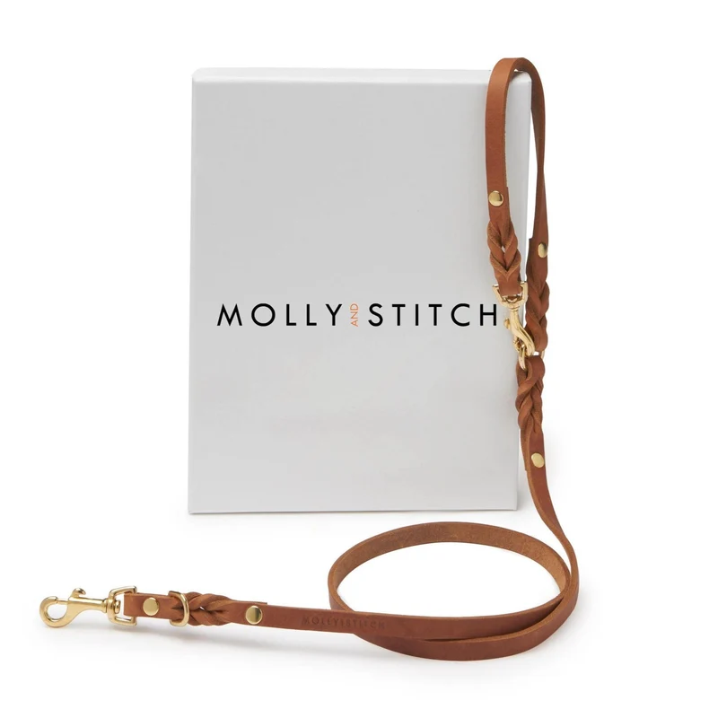 Sellerie Teckel Harnais en Y Cuir Butter Cognac