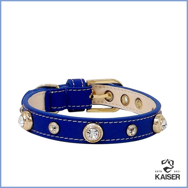Luxus Hundehalsband Leder