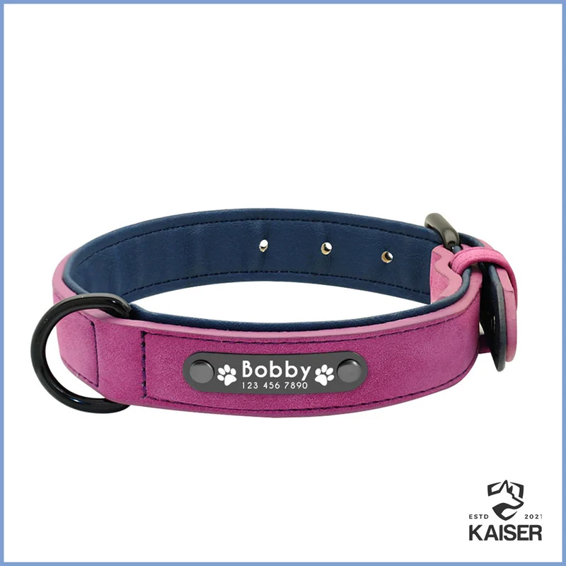 Hundehalsband Leder personalisiert