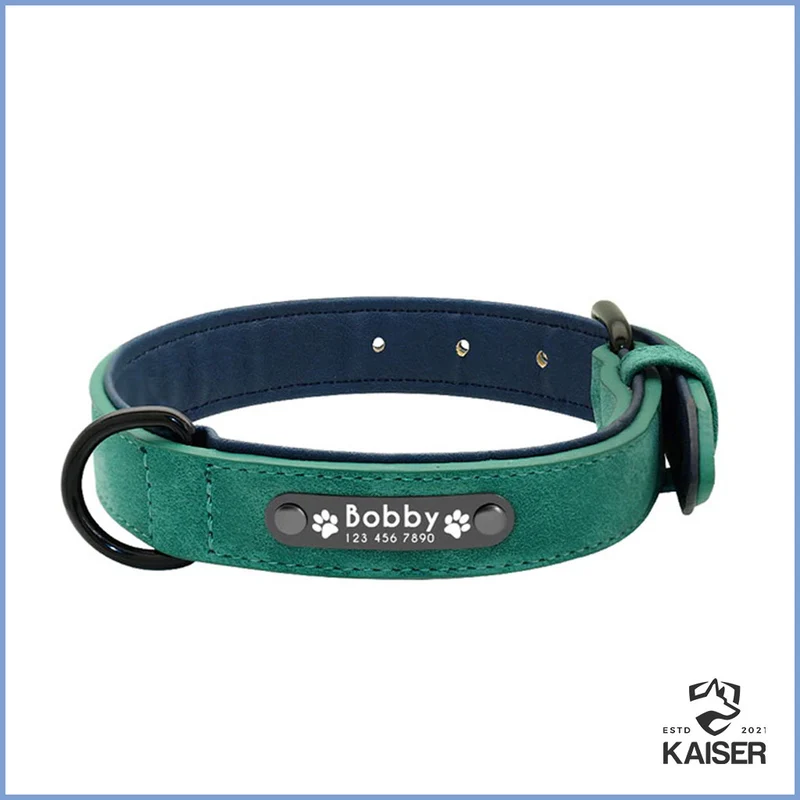 Hundehalsband Leder personalisiert