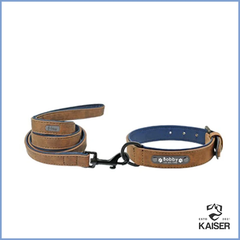 Hundehalsband Leder personalisiert