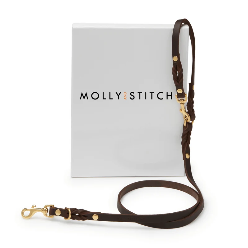 Sellerie Teckel Harnais en Y Cuir Butter Marron