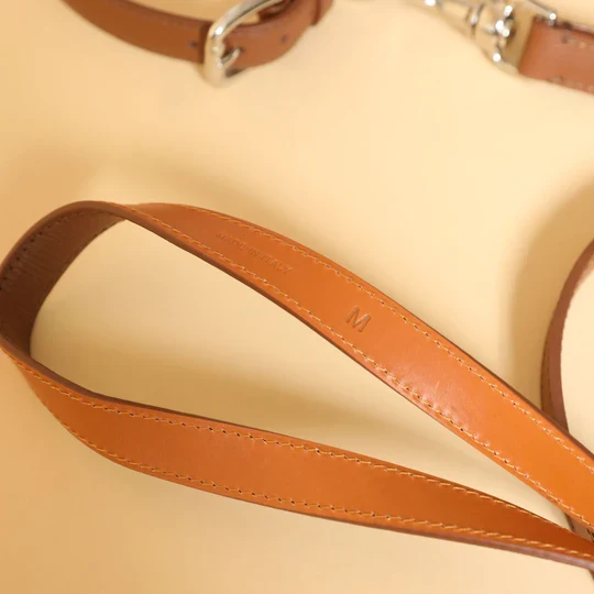 Sellerie Teckel Collier Cuir Toscan Châtaigne