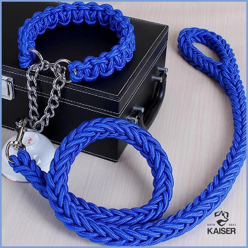 Paracord Hundehalsband mit Leine