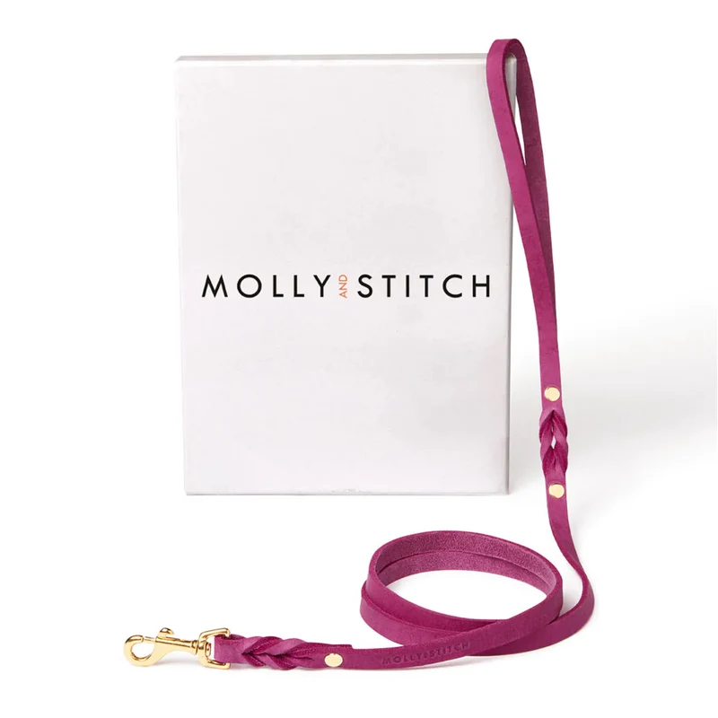 Sellerie Teckel Collier Cuir Butter Flamingo