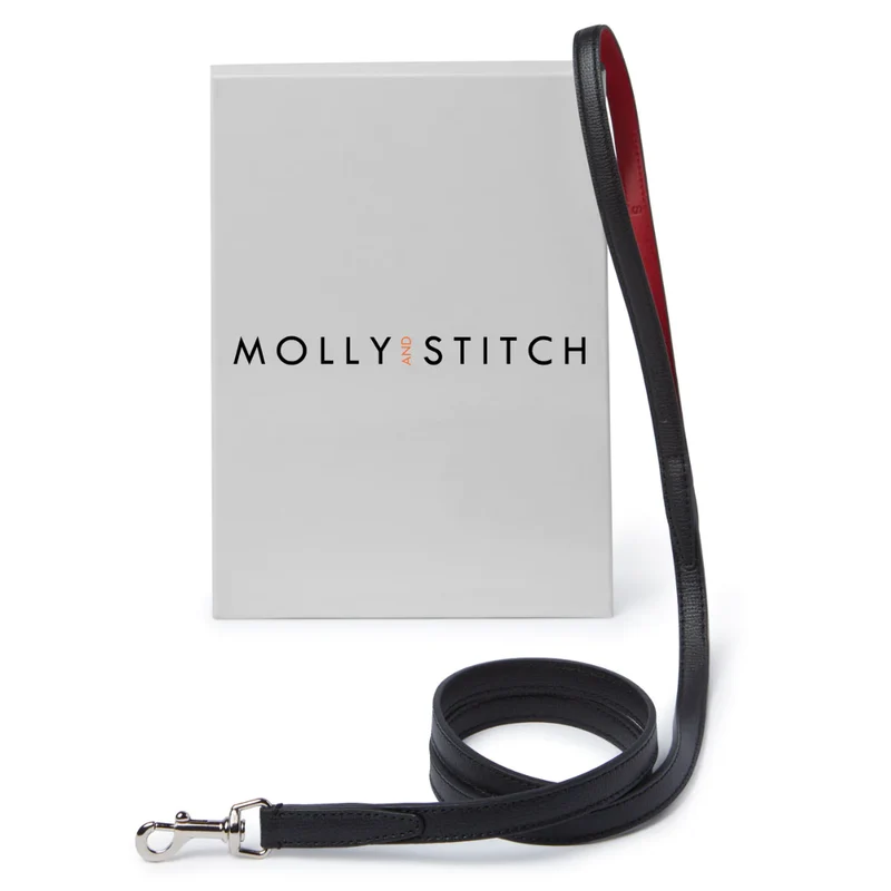 Sellerie Teckel Collier Cuir Toscan Noir