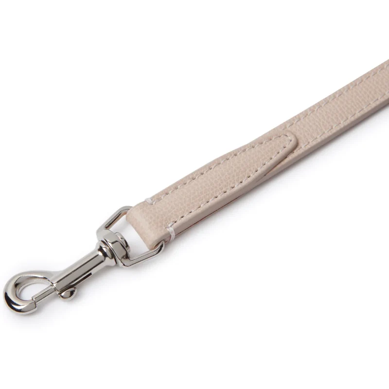 Sellerie Teckel Collier Cuir Toscan Rose