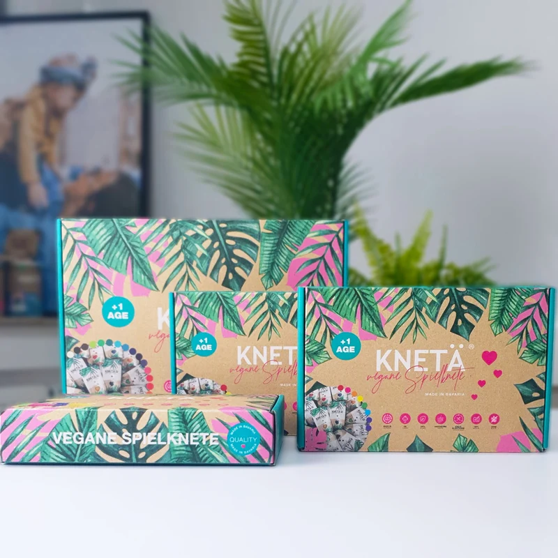 KNETÄ - 18er BAG-SET 18×50 g – bunte Knetwelt für kreatives Spielen