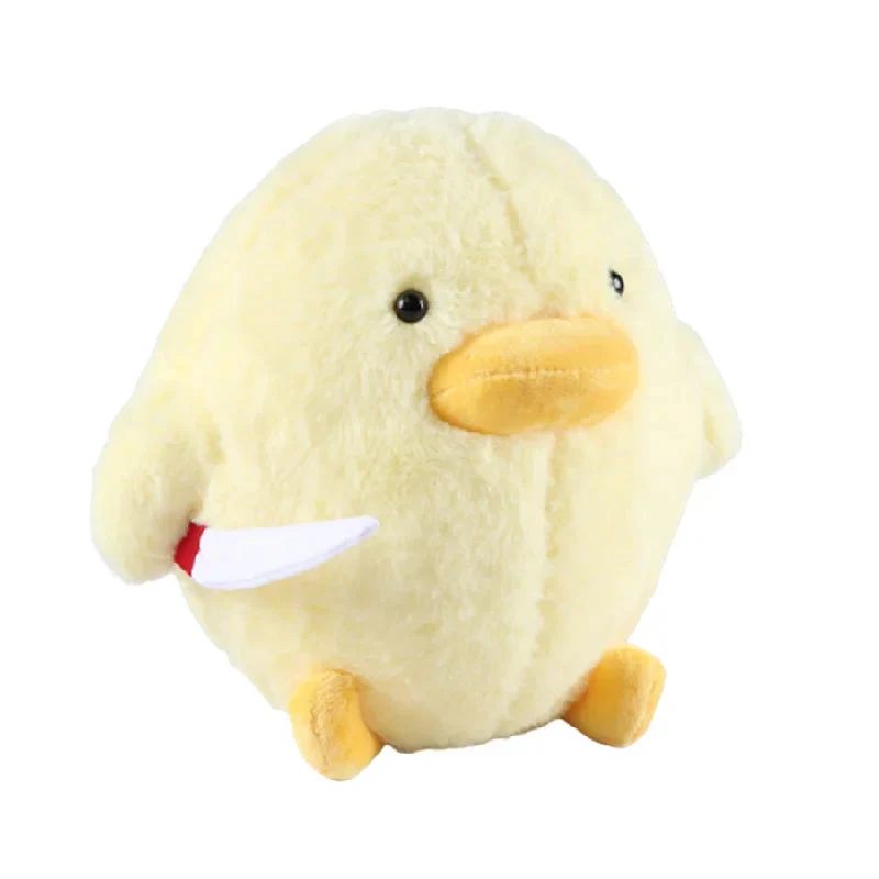 Plüschtier Messer Huhn – Kuscheltier - Stofftier einzigartig