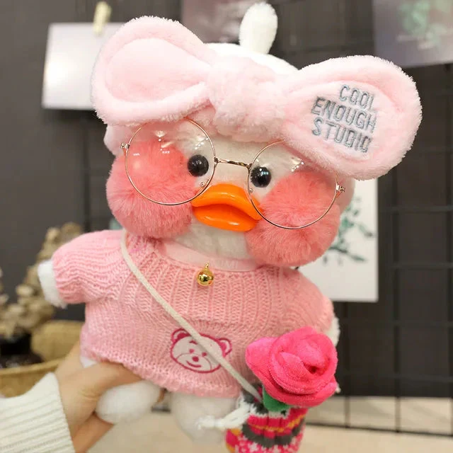 Plüschtier Kawaii Ente – Kuscheltier - Stofftier süß