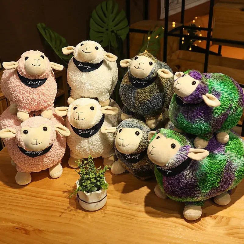 Plüschtier Vintage Lamm – Kuscheltier - Stofftier Nostalgie