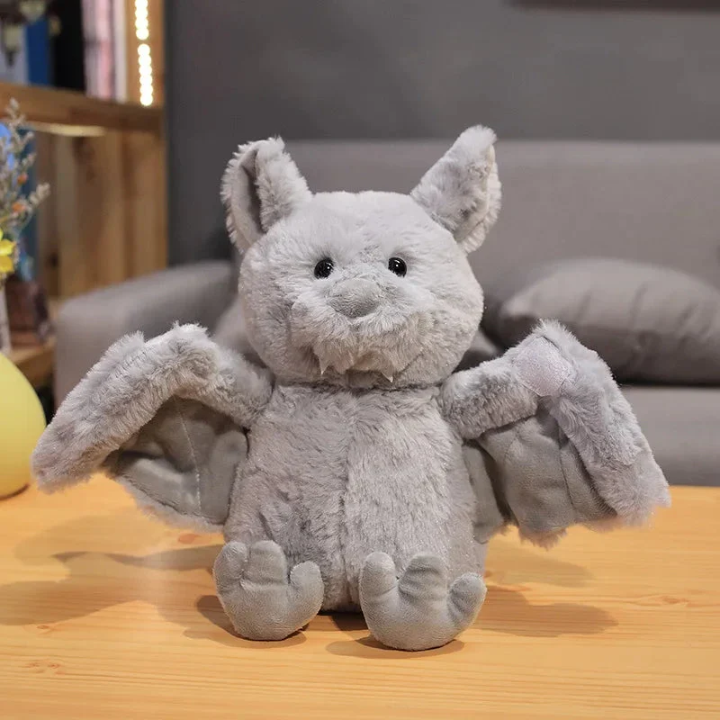 Plüschtier Schwarze Fledermaus – Kuscheltier - Stofftier