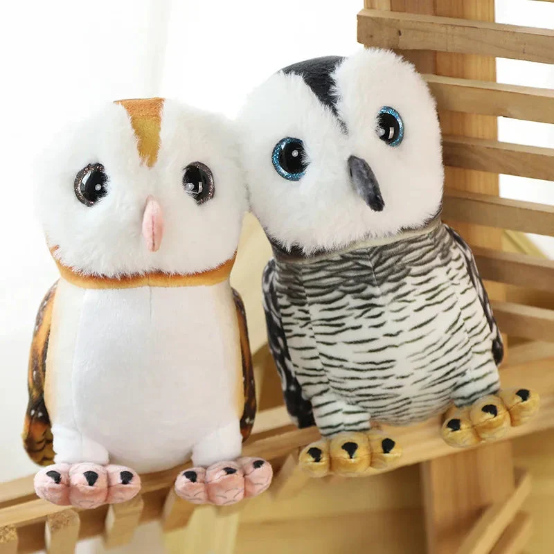 Plüschtier Schleiereule – Kuscheltier - Stofftier weich