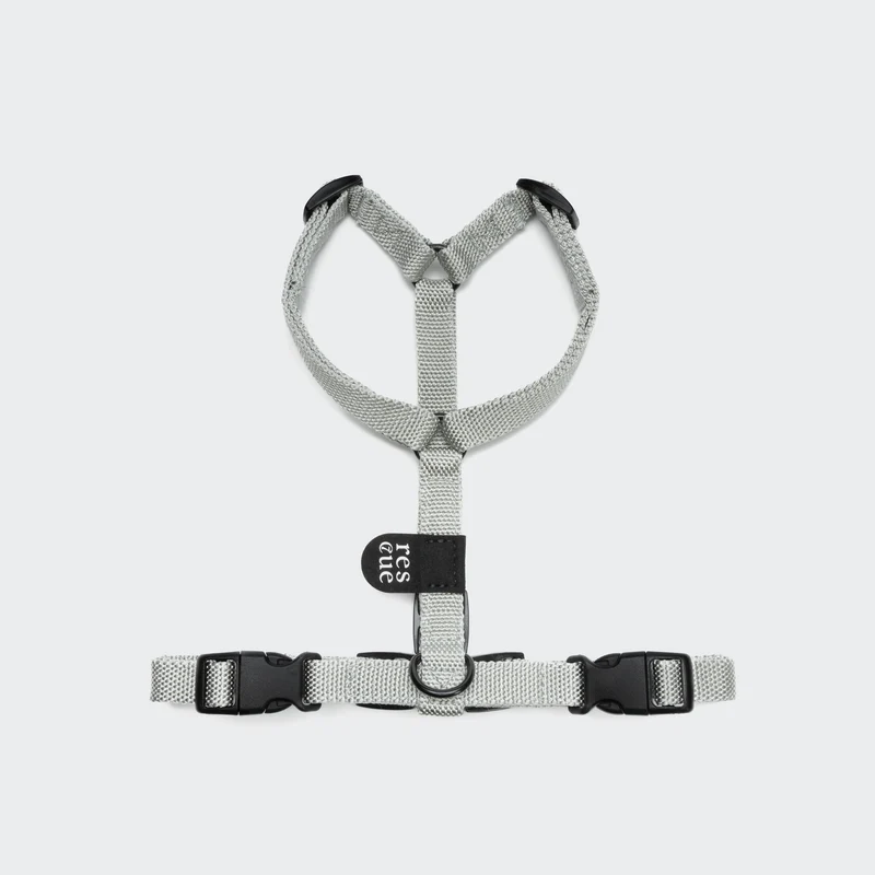 Y-Hundegeschirr Nylon RESC7UE Silber