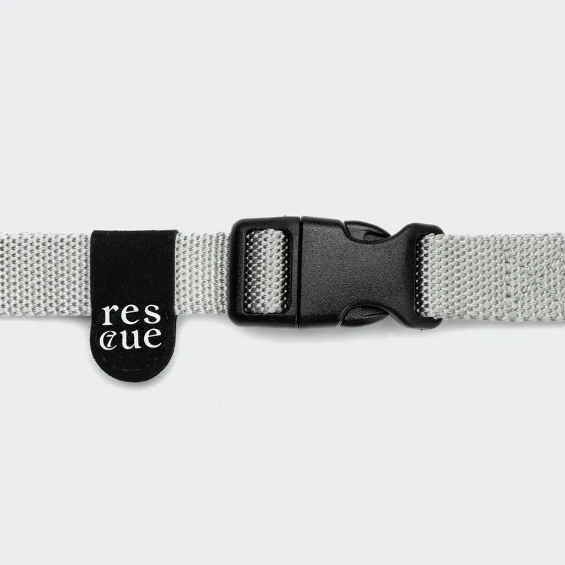 Hundehalsband Nylon RESC7UE Silber