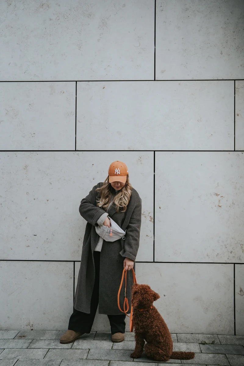 Hunde Leckerlibeutel Emma Taupe