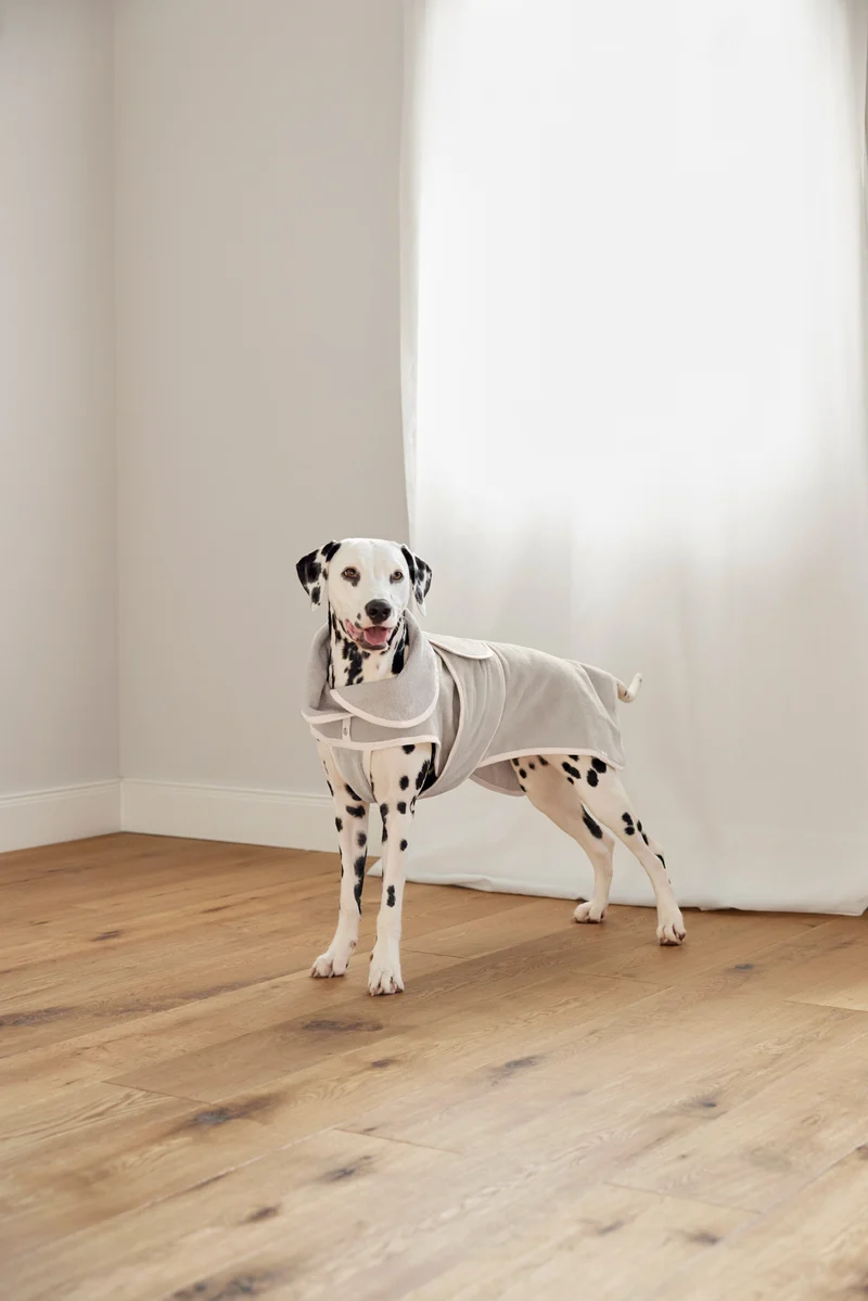 Hundebademantel Robi Beige