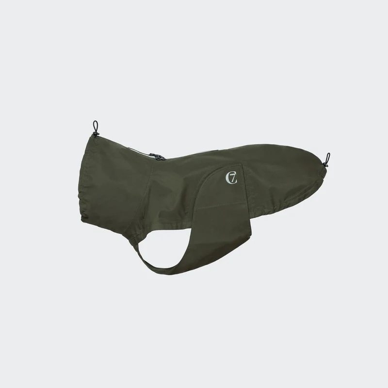 Hunderegenmantel FRANZÖSISCHE BULLDOGGE Dublin Dark Olive