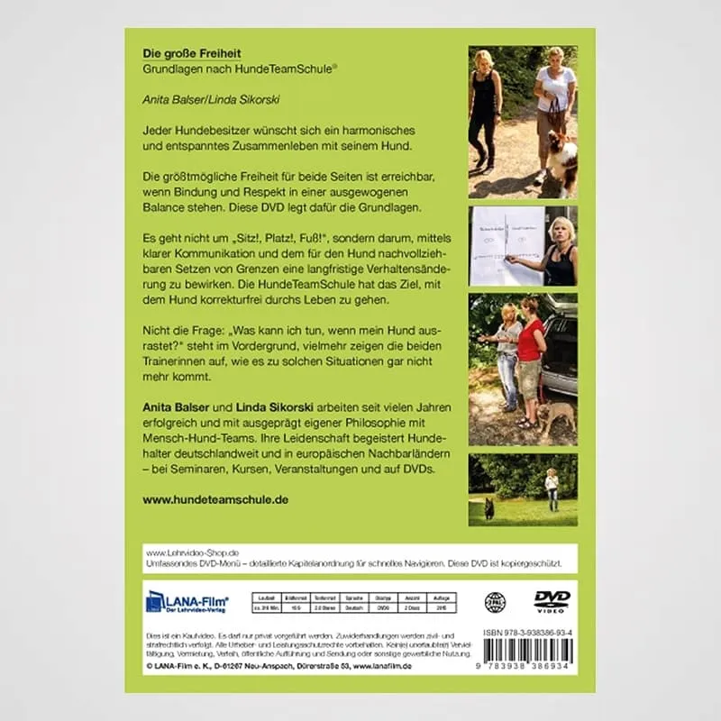 Die große Freiheit - Grundlagen nach HundeTeamschule | DVD