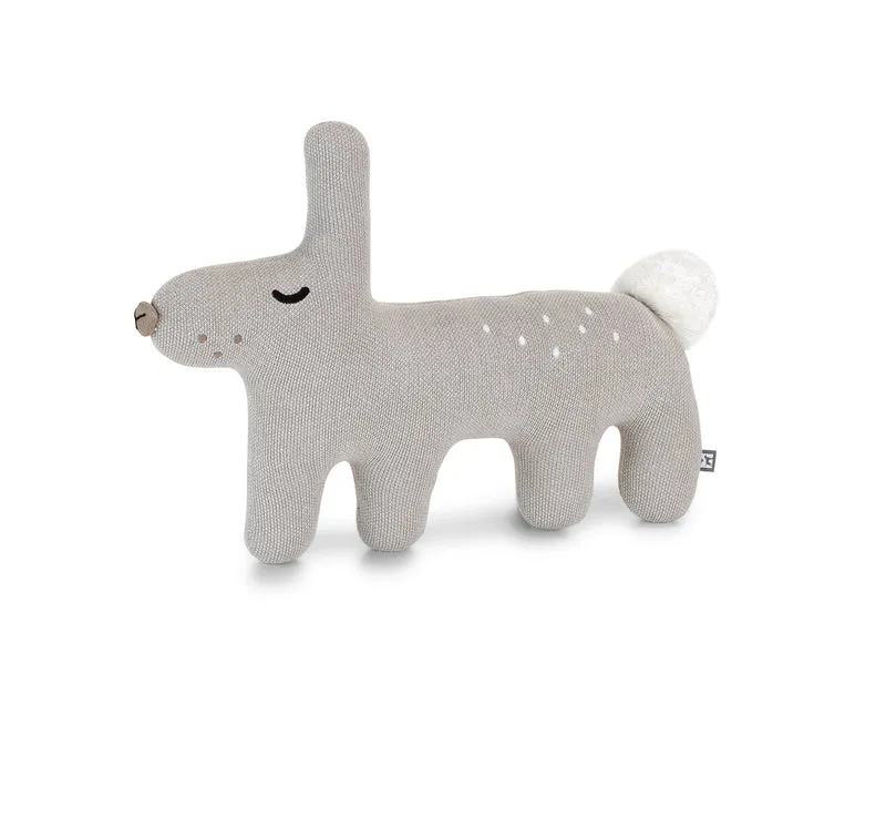 Bosco Stofftier Hase Grau
