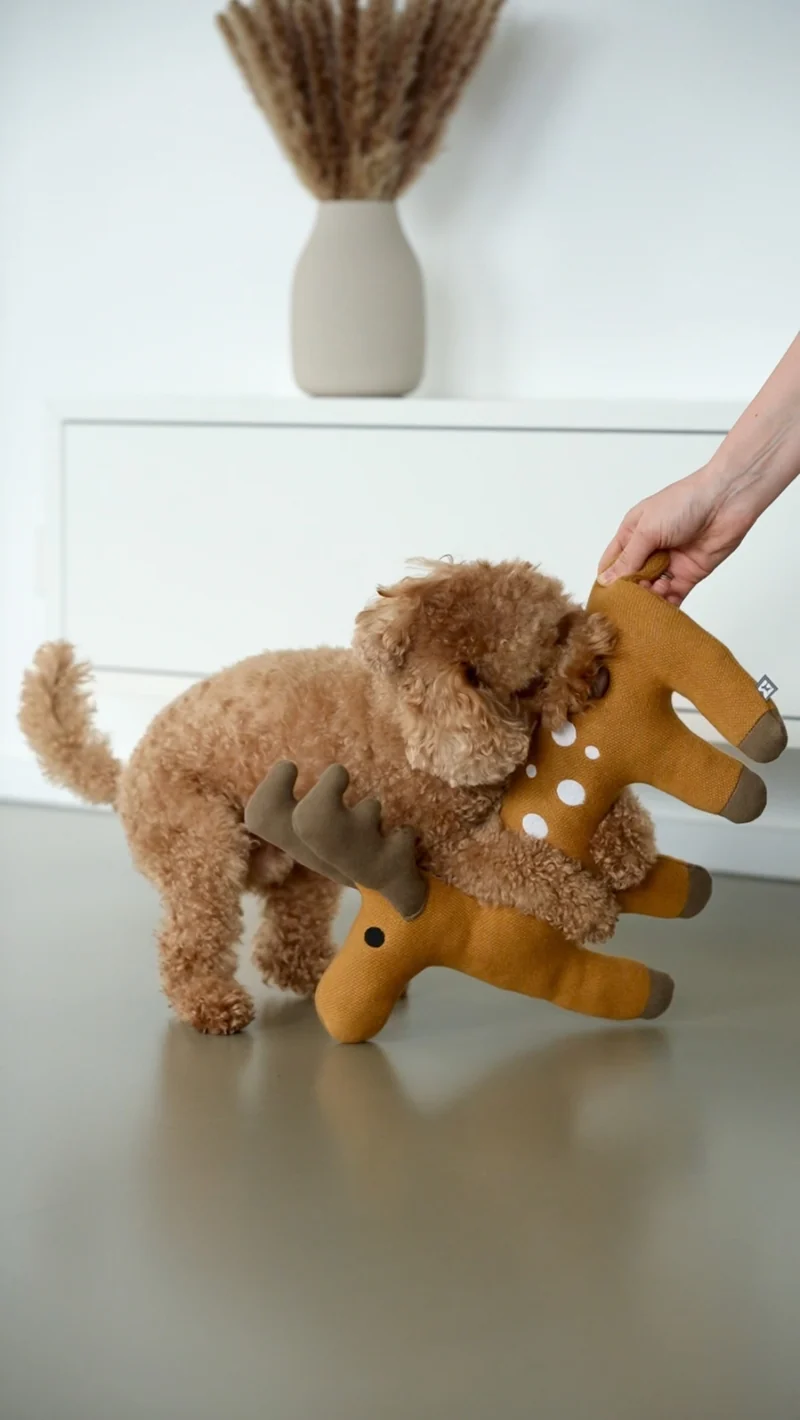 Bosco Stofftier Reh Ocker