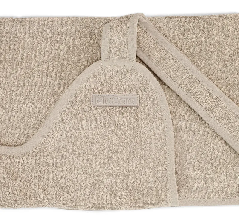 Bagno Hundebademantel Greige