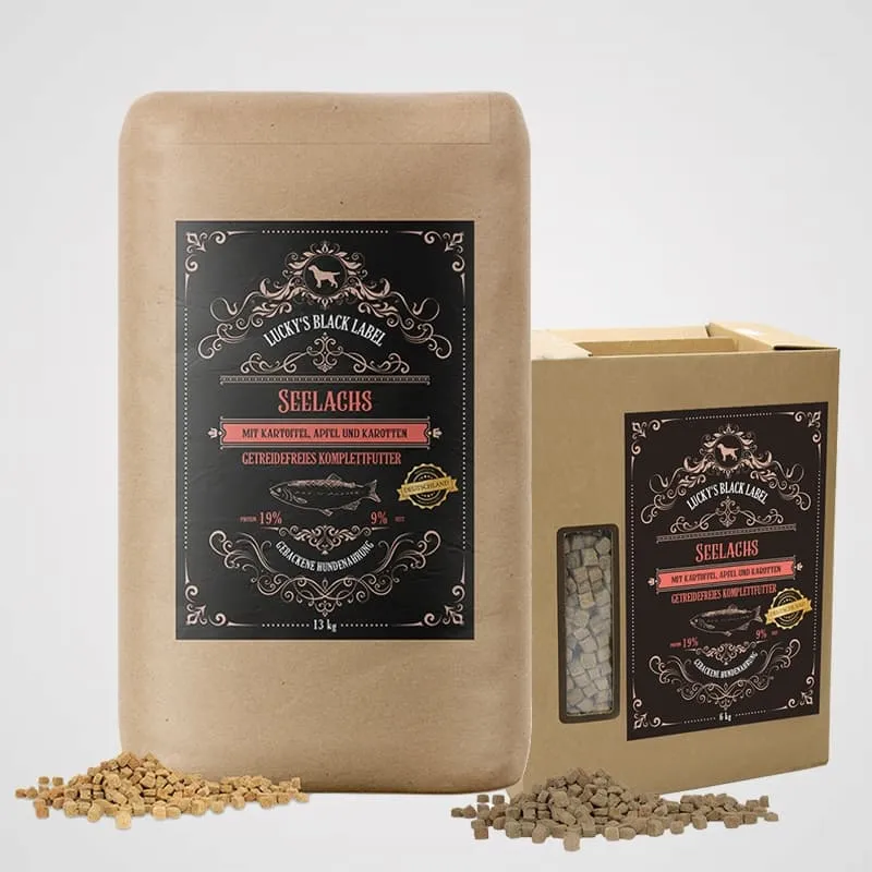 BLACK LABEL - Seelachs | getreidefreies Premiumtrockenfutter, ofengebacken