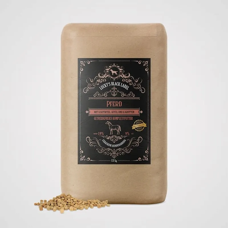 BLACK LABEL - Pferd | getreidefreies Premiumtrockenfutter, ofengebacken