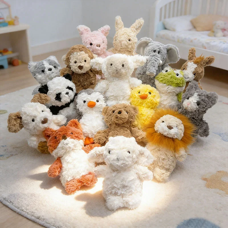 Super Flauschige Elefant, Alpaca, Hase, Frosch, Ente, Panda Pinguin, Affe etc. Plüschtier (ca. 18cm)